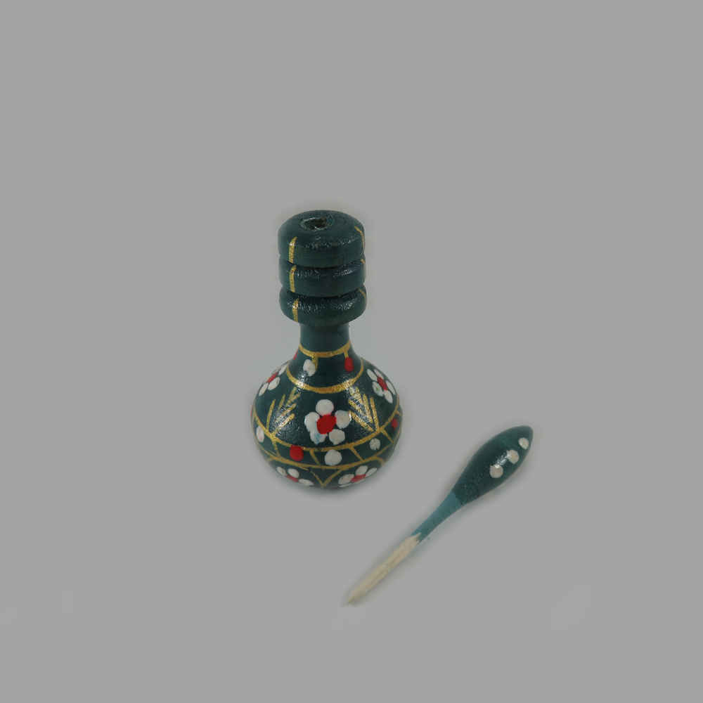 Persischer Surma Dani Behälter zur Aufbewahrung von Kohl aus Holz Sonati (x2)