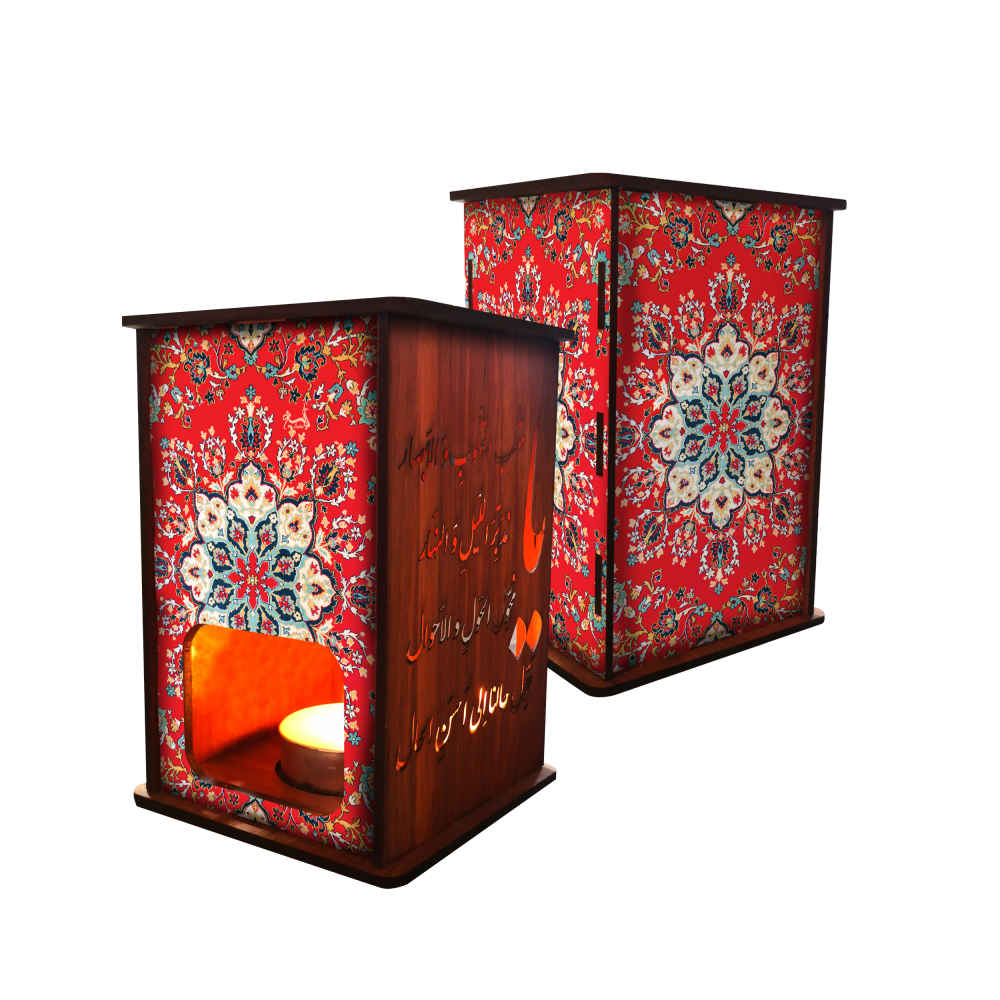 Persischer Holzteelichlaterne Tradition (x2)