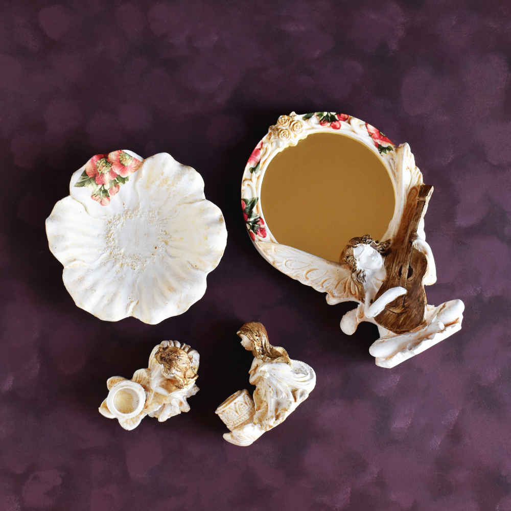 Haftseen Set Teller mit Spiegel geeignet für Nowruz Delnavaz (11 Stück)