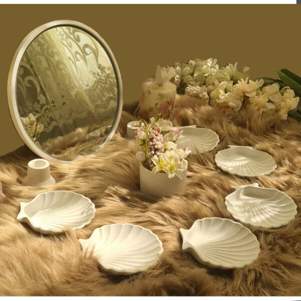 Haftseen Set Teller mit Spiegel geeignet für Nowruz Sadaf