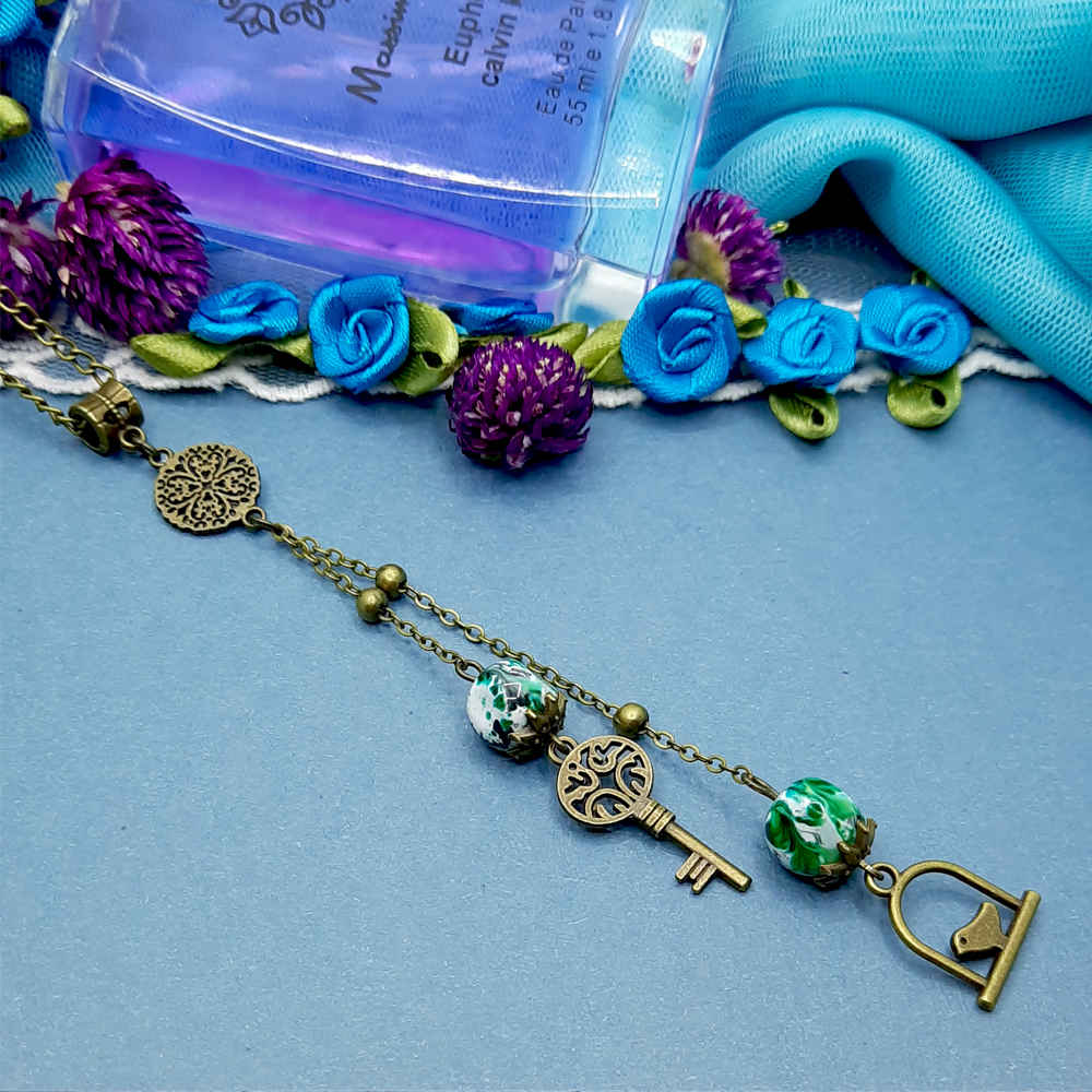 Bronze-Halskette mit minimalistischem Design für Frauen Elaheh