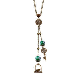 Bronze-Halskette mit minimalistischem Design für Frauen Elaheh