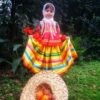 Traditionelles Kleidungsset für persische Gilani-Frauen