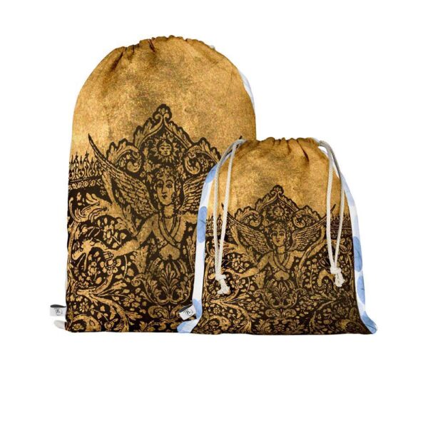 Persischer Turnbeutel mit Kordelzug Modell Kaffee