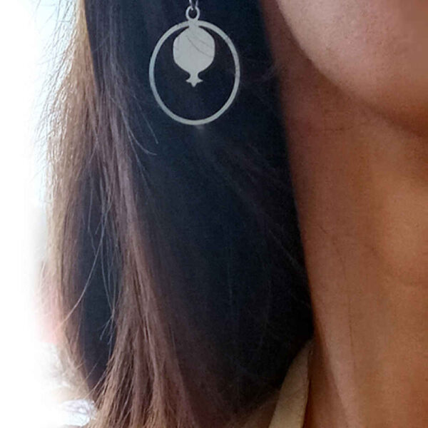 Persische Edelstahlohrringe Modell Anar