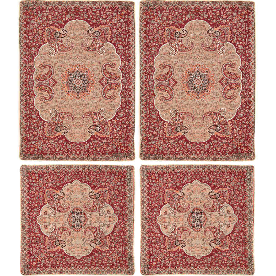 Persisches Bettüberwurf-Set – Orientalischer Stil, Doppelgröße mit Termeh-Stoff – Tima