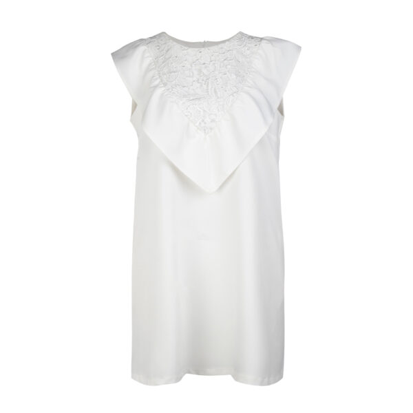 Damenmode ärmelloses Kleid mit Rundhalsausschnitt – Sommer geeignet, Modell Darya