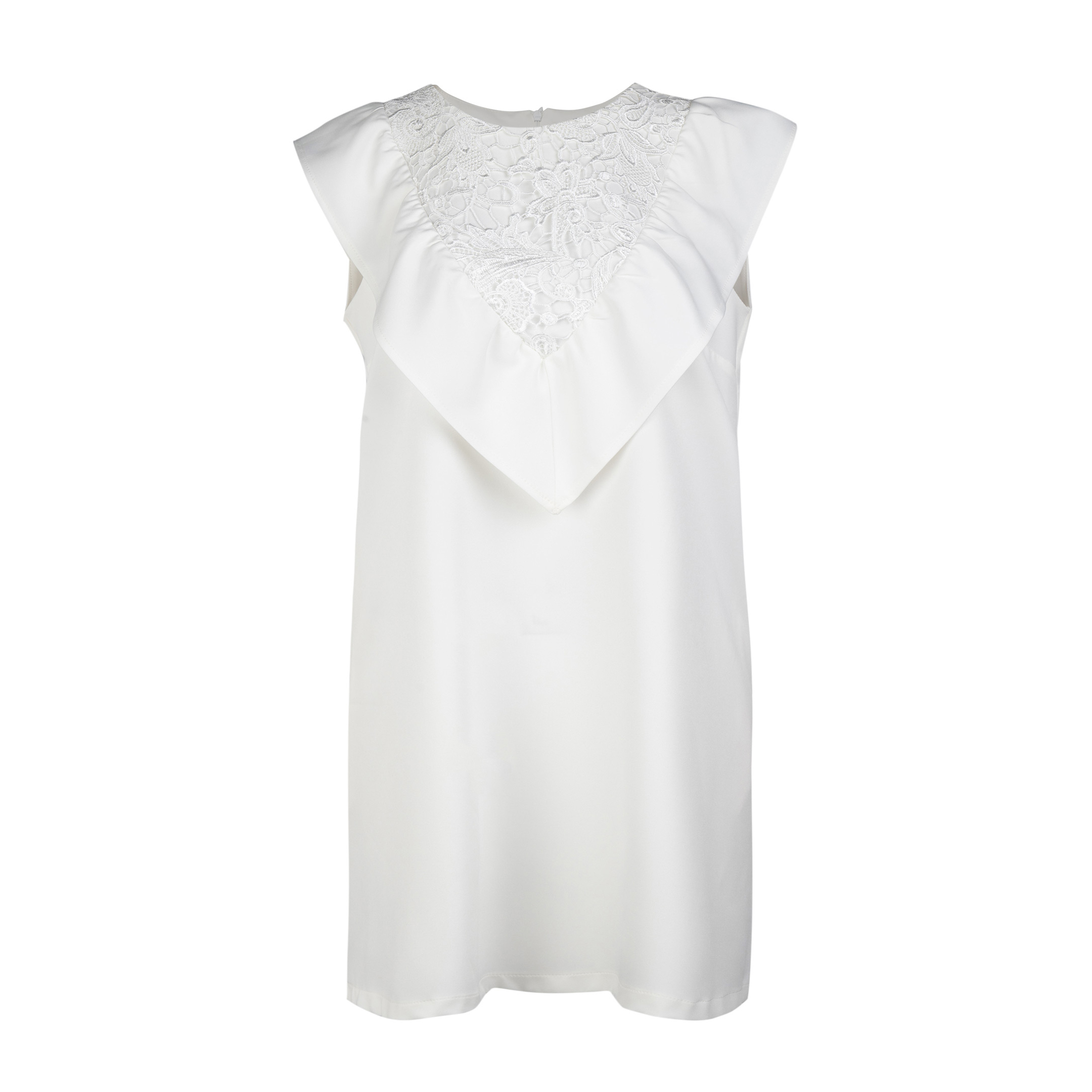 Damenmode ärmelloses Kleid mit Rundhalsausschnitt – Sommer geeignet, Modell Darya