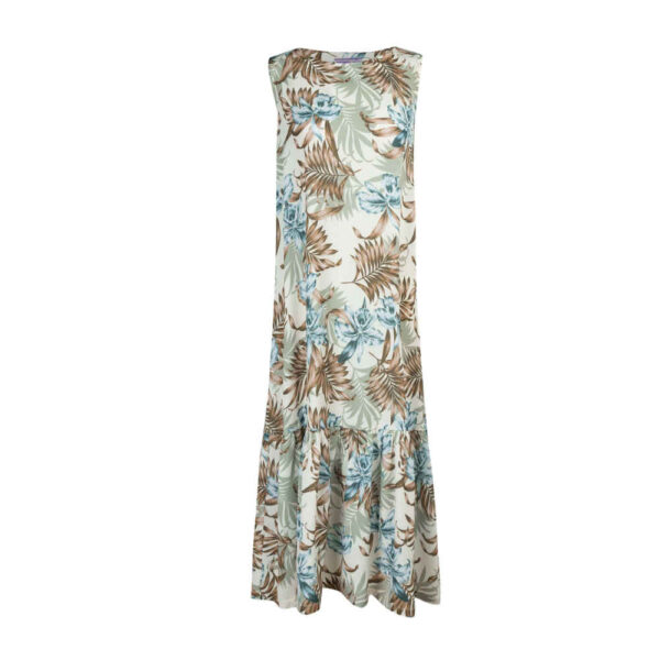 Damen Mode ärmelloses Kleid Modell Mong