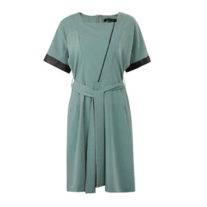 Damen Mode Kleid mit kurzen Ärmeln, geeignet für den Alltag, Modell Nazanin