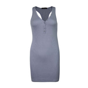 Damen Mode ärmelloses Kleid Modell Siawood