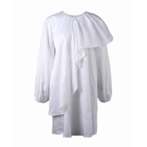 Damenmode Langarmkleid mit Rundhalsausschnitt – Modell Hasti