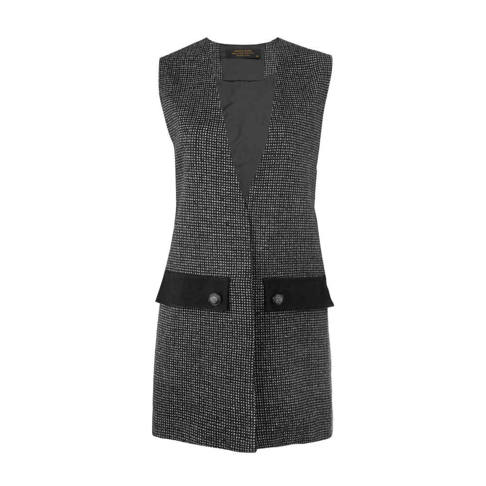 Damen Modischer Ärmelloser Blazer Modell Gandom
