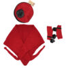 Damen Strickmütze und Schal Set Modell Ara