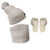 Damen Strickmütze und Schal Set Modell Bella