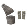 Damen Strickmütze und Schal Set Modell Bella