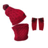 Damen Strickmütze und Schal Set Modell Bella