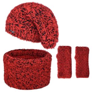 Damen Strickmütze und Schal Set Modell Farah