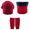 Damen Strickmütze und Schal Set Modell Fariba