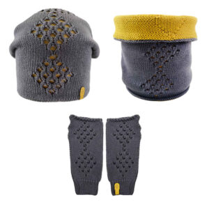 Damen Strickmütze und Schal Set Modell Fariba