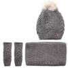 Damen Strickmütze und Schal Set Modell Kiana