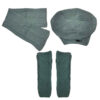 Damen Strickmütze und Schal Set Modell Lilac