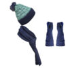 Damen Strickmütze und Schal Set Modell Moline