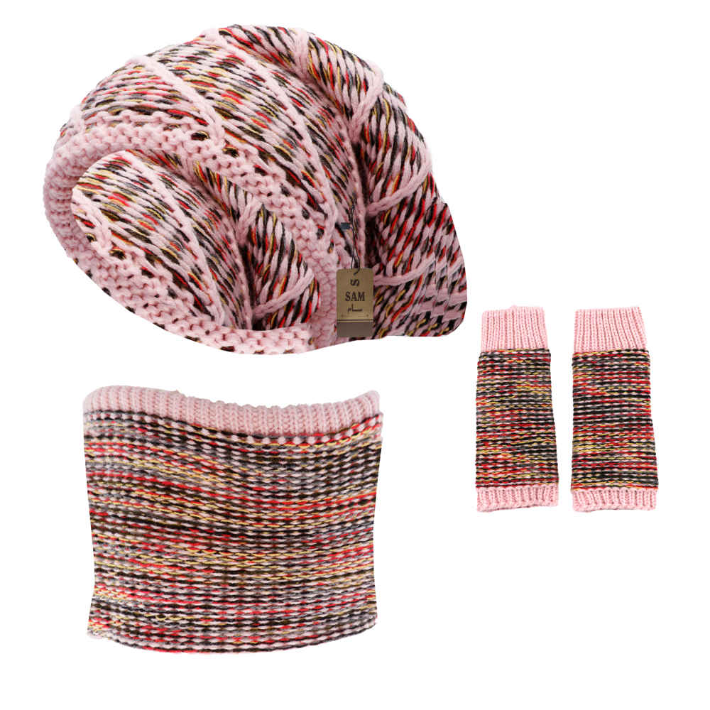 Damen Strickmütze und Schal Set Modell Panah