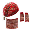 Damen Strickmütze und Schal Set Modell Panah
