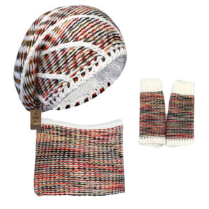 Damen Strickmütze und Schal Set Modell Panah