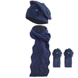 Damen Strickmütze und Schal Set Modell Parya