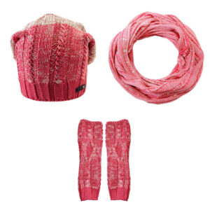 Damen Strickmütze und Schal Set Modell Reyhan