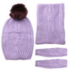 Damen Strickmütze und Schal Set Modell Tooran