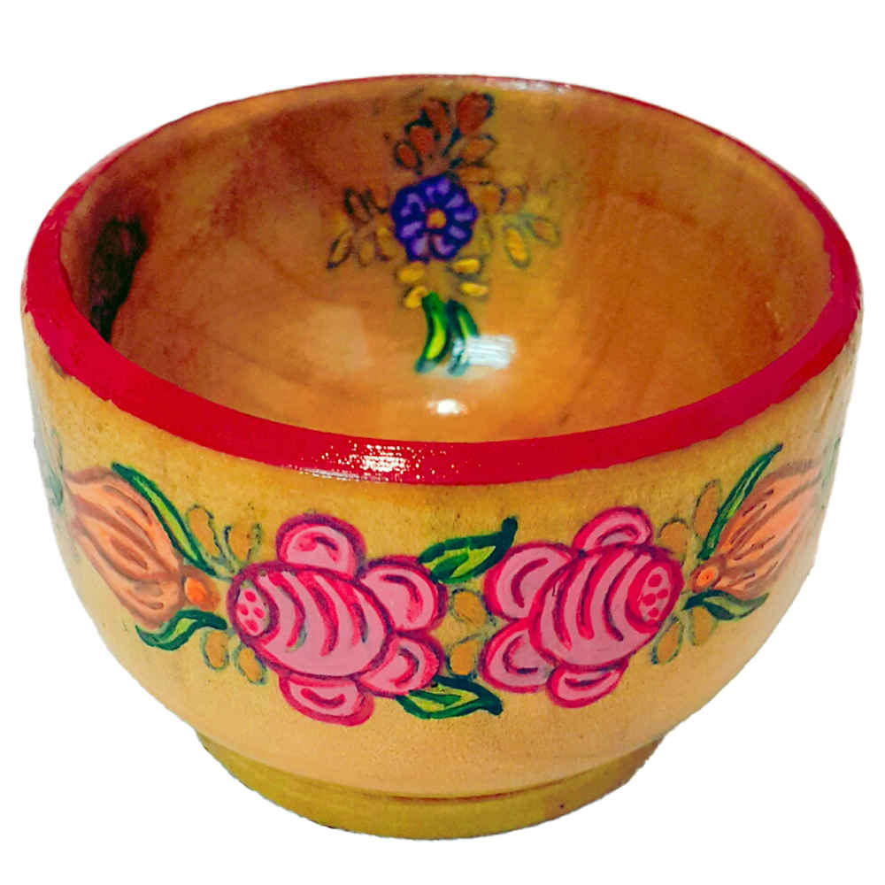 Holz Haftseen Set Teller mit Spiegel geeignet für Nowruz Blume