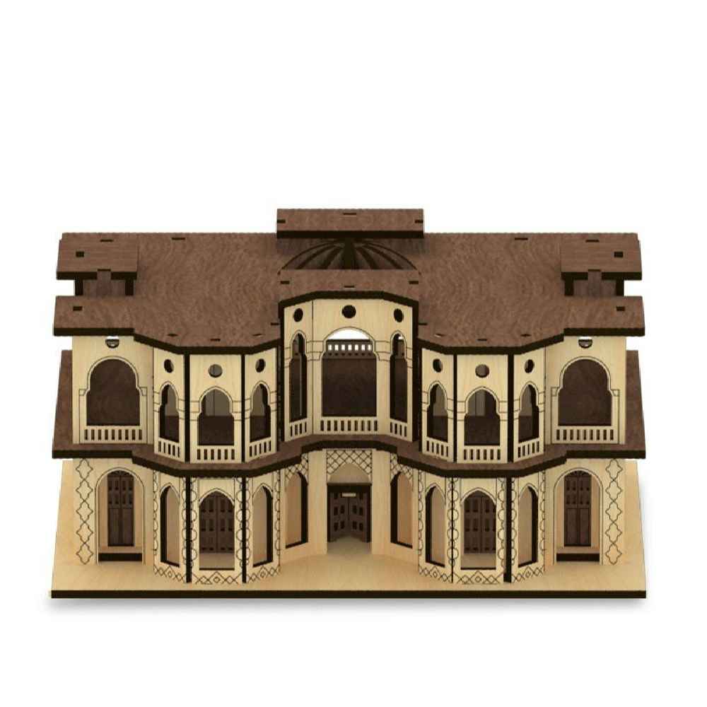 111-Teiliges 3D-Puzzle: Shazdeh Mahan Garten – Detaillierte Nachbildung