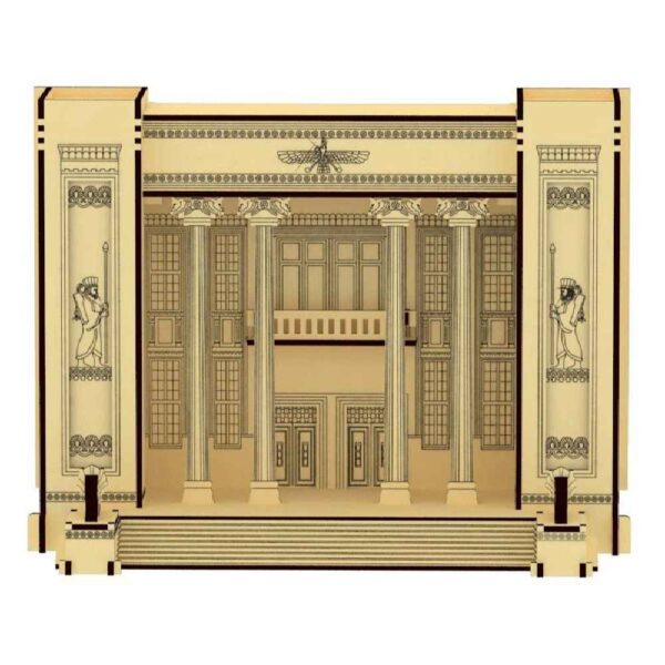 53-Teiliges 3D-Puzzle: Bank Melli Iran – Architektonische Nachbildung