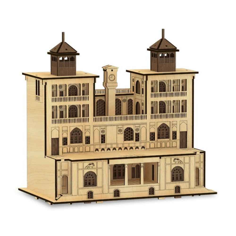 77-Teiliges 3D-Puzzle: Shamsolemareh Palast – Komplexes Design