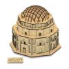 82-Teiliges 3D-Puzzle: Jabalieh-Dom – Detailliertes Architekturmodell