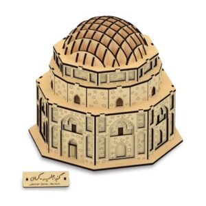 82-Teiliges 3D-Puzzle: Jabalieh-Dom – Detailliertes Architekturmodell