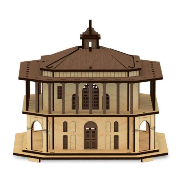 98-Teiliges 3D-Puzzle: Chehel Sutoon Qazvin – Historisches Modell