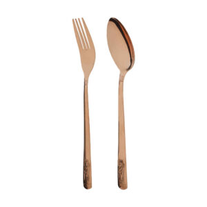 Kupfer-Besteck Set – Löffel und Gabel Farnaz (12 Teile)