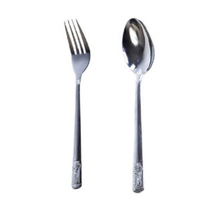 Kupfer-Besteck Set – Löffel und Gabel Ladan (12 Teile)