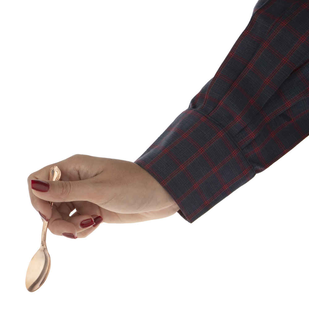 Kupfer-Tee-Löffel Set – 6 Teile, Modell Rayan