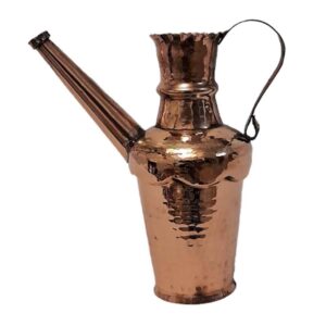 Dekorative Persische Kupfer-Aftabeh – Toilettenwaschkanne