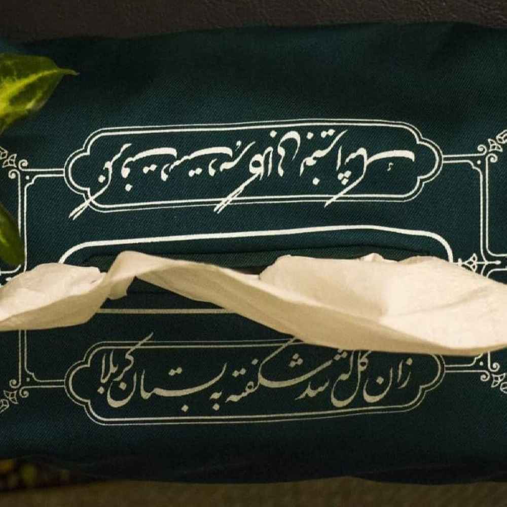 Persischer Stoff-Taschentuchhalter – Heiat Eleganz