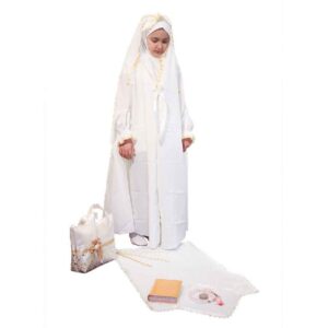 Mädchen-Taklif-Feier Chador-Set mit Ärmeln Modell Melisa