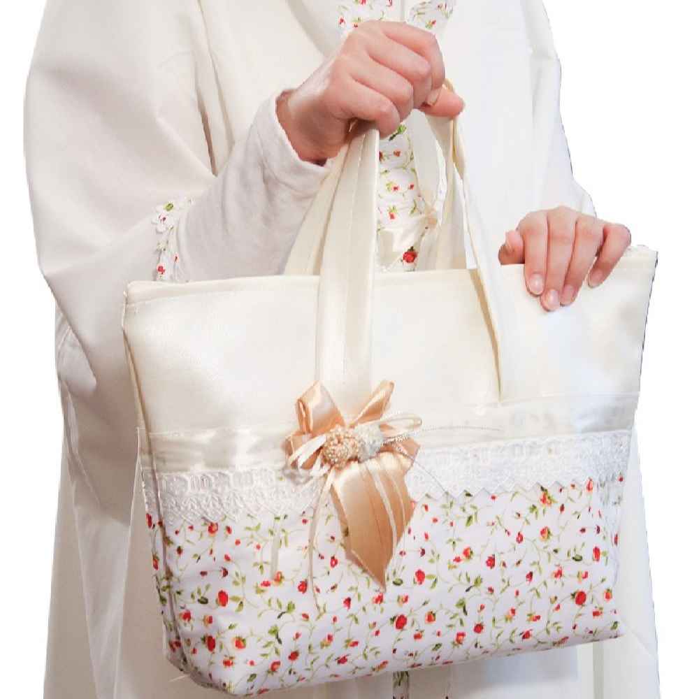 Mädchen-Taklif-Feier Chador-Set mit Ärmeln Modell Nastaran