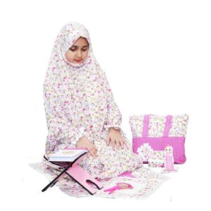 Mädchen Taklif-Zeremonie Chador-Set mit Ärmeln Modell Goldar