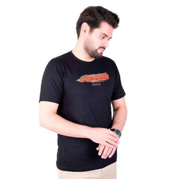 Islamisches T-Shirt für Muslime Schwarz Sayyid al-Shuhada Kalligrafie