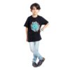 Islamisches T-Shirt für Kinder Schwarz Ali al-Asghar Kalligrafie